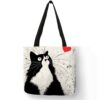 Cute Cat Printing Handbag