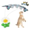 rotating butterfly cat toy