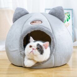 foldable warm winter cat bed