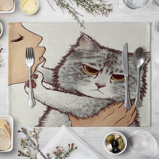 Cat table placemats