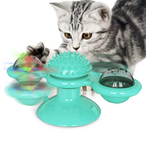 cat rotating windmill toy