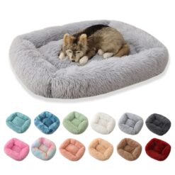 large plush dog bed