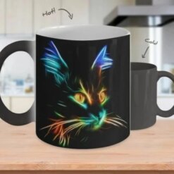 Color changing cat mug