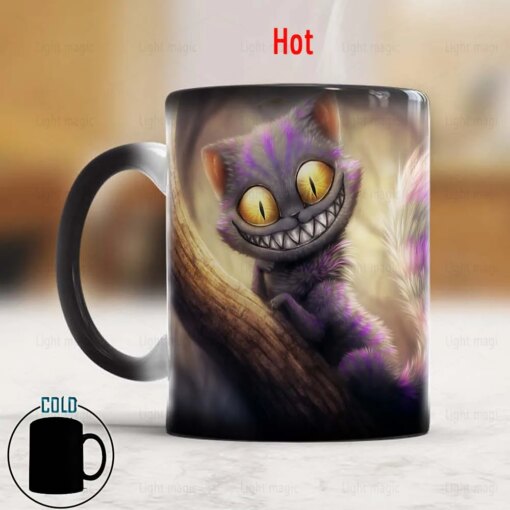 Color changing cat mug