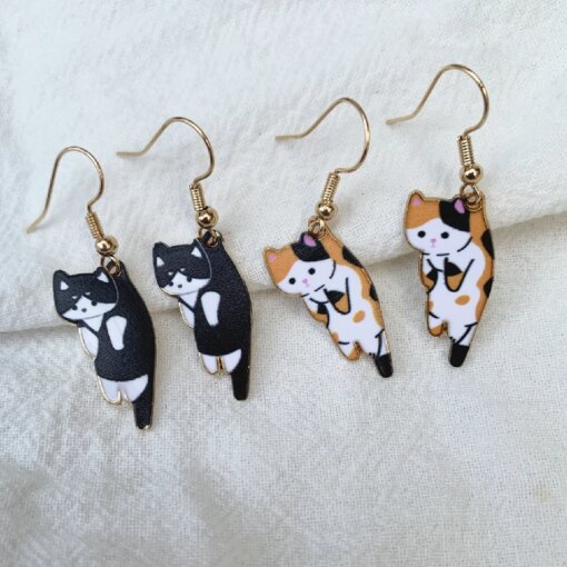 Cat earrings hooks