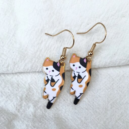 Cat earrings hooks