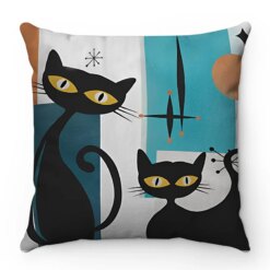 Decorative cat pillow