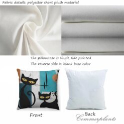 Decorative cat pillow