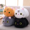 Pillow cartoon cat plush