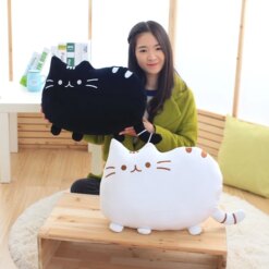 kawaii cat plush pillow