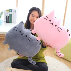 kawaii cat plush pillow