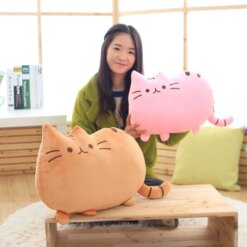 kawaii cat plush pillow