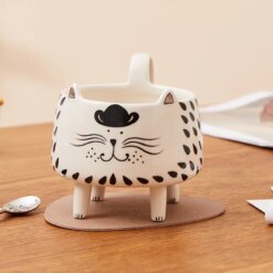 Alternative view of Cat shaped mug