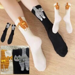 funny cat socks