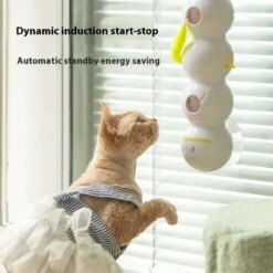 Alternative view of Caterpillar smart cat toy