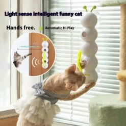 Caterpillar smart cat toy