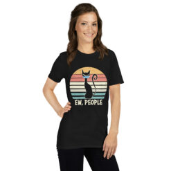 Alternative view of EW People cat t shirt