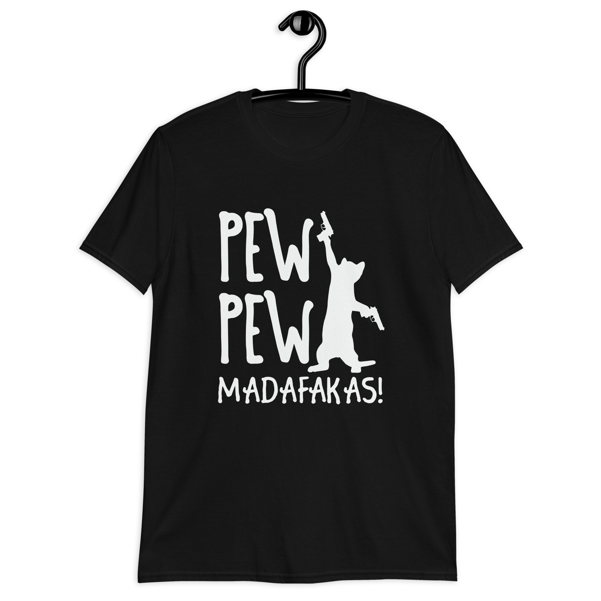 Pew Pew Pew Cat T Shirt