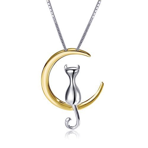 Cat Moon Necklace