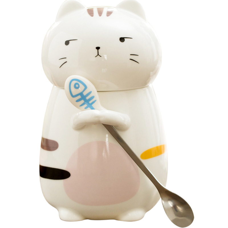 Cat Coffee Mug with lid